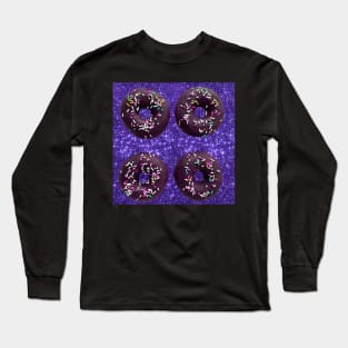 Glitter Donut Party No. 1 Long Sleeve T-Shirt